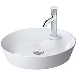 Duravit Cape Cod Aufsatzwaschtisch 23284800001 48cm, weiss, wondergliss, mit Hahnloch