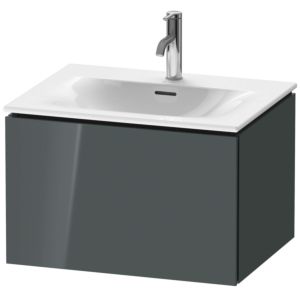 Duravit L-Cube vanity unit LC613503838 62 x 48, 2000 cm, dolomiti gray high gloss, 2000 pull-out, wall-hung