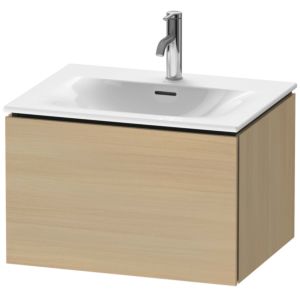 Duravit L-Cube vanity unit LC613507171 62 x 48, 2000 cm, Mediterranean oak, 2000 pull-out, wall-hung