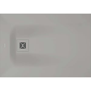 Duarvit Sustano receveur de douche rectangulaire 720272630000000 100 x 70 x 3 cm, gris clair mat