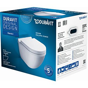 Duravit Starck 3 Compact WC set 42250900A1 white, with WC seat
