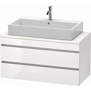 Duravit DuraStyle vanity unit DS530902222 100 x 47.8 cm, white high gloss, for console, 2 drawers