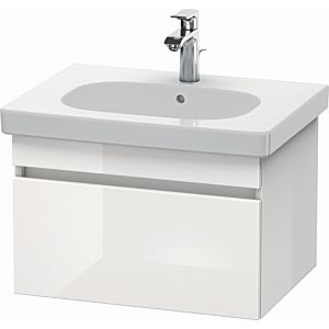 Duravit DuraStyle vanity unit DS638302222 60 x 45.3 cm, white high gloss, 2000 pull-out, wall-hung