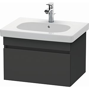 Duravit DuraStyle vanity unit DS638304949 60 x 45.3 cm, matt graphite, 2000 pull-out, wall-hung