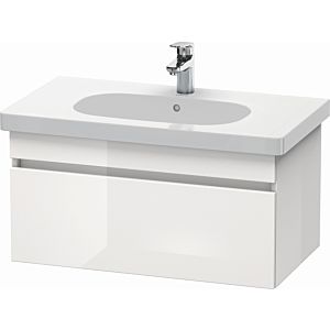 Duravit DuraStyle vanity unit DS638402222 80 x 45.3 cm, white high gloss, 2000 pull-out, wall-hung