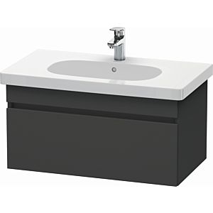 Duravit DuraStyle vanity unit DS638404949 80 x 45.3 cm, matt graphite, 2000 pull-out, wall-hung