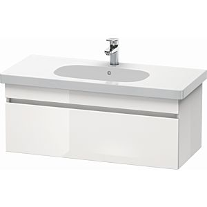 Duravit DuraStyle vanity unit DS638502222 100 x 45.3 cm, white high gloss, 2000 pull-out, wall-hung