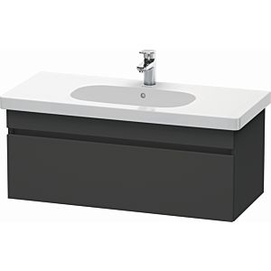 Duravit DuraStyle vanity unit DS638504949 100 x 45.3 cm, matt graphite, 2000 pull-out, wall-hung