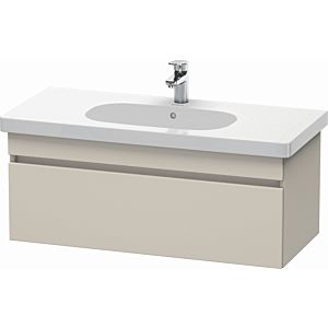 Duravit DuraStyle vanity unit DS638509191 100 x 45.3 cm, taupe, 2000 pull-out, wall-hung