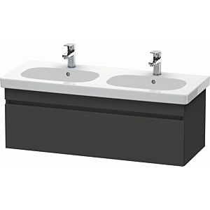 Duravit DuraStyle vanity unit DS638604949 115 x 45.3 cm, matt graphite, 2000 pull-out, wall-hung