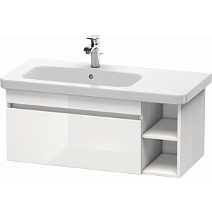 Duravit DuraStyle vanity unit DS639702143 93 x 44.8 cm, basin left, dark walnut / basalt matt, 2000 pull-out