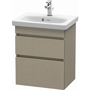 Duravit DuraStyle vanity unit DS640307575 50 x 36.8 cm, linen, 2 drawers, wall-hung