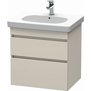Duravit DuraStyle vanity unit DS648309191 60 x 45.3 cm, taupe, 2 drawers, wall-hung