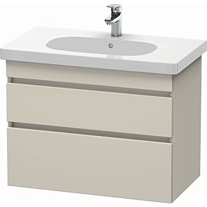 Duravit DuraStyle vanity unit DS648409191 80 x 45.3 cm, taupe, 2 drawers, wall-hung