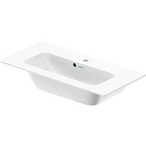 Duravit ME by Starck Compact Waschtisch 2342830000 weiss, 83x40cm, mit Hahnloch, mit Überlauf