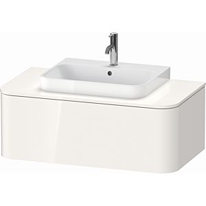 Duravit Happy D.2 Plus meuble sous-vasque HP493102222 100x55cm, pour console, 1 tiroir, pour lavabo, sol, blanc brillant
