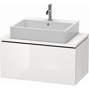 Duravit L-Cube Waschtisch-Unterschrank LC580208585 82 x 47,7 cm, weiß hochglanz, für Konsole, 1 Auszug