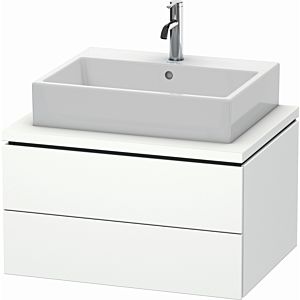 Duravit L-Cube vanity unit LC581601818 72 x 54.7 cm, matt white, for console, 2 drawers