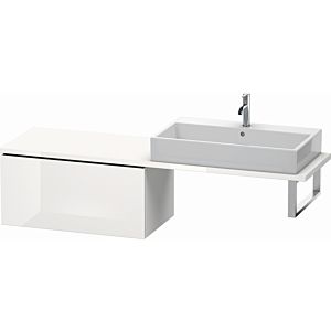 Duravit L-Cube Unterschrank LC582408585 82 x 47,7 cm, weiß hochglanz, für Konsole, 1 Auszug