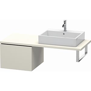 Duravit L-Cube base cabinet LC583209191 52 x 54.7 cm, matt taupe, for console, 2000 pull-out