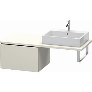 Duravit L-Cube base cabinet LC583309191 62 x 54.7 cm, matt taupe, for console, 2000 pull-out