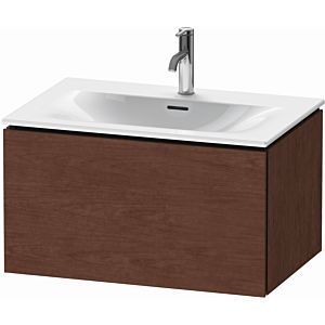 Duravit L-Cube vanity unit LC613601313 72 x 48, 2000 cm, American walnut, 2000 pull-out, wall-hung