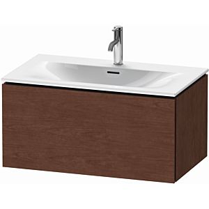 Duravit L-Cube vanity unit LC613701313 82 x 48, 2000 cm, American walnut, 2000 pull-out, wall-hung