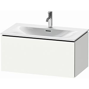 Duravit L-Cube vanity unit LC613701818 82 x 48, 2000 cm, matt white, 2000 pull-out, wall-hung