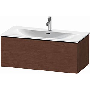 Duravit L-Cube vanity unit LC613801313 102 x 48, 2000 cm, American walnut, 2000 pull-out, wall-hung