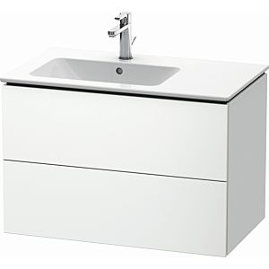 Duravit L-Cube vanity unit LC629101818 82x48.1x55cm, 2 drawers, basin on the left, matt white