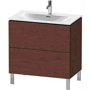 Duravit L-Cube vanity unit LC659701313 82 x 48, 2000 cm, American walnut, 2 pull-outs, standing