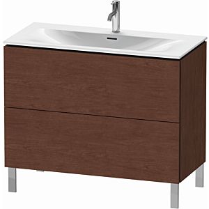 Duravit L-Cube vanity unit LC659801313 102 x 48, 2000 cm, American walnut, 2 pull-outs, standing