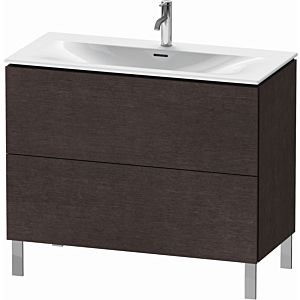 Duravit L-Cube vanity unit LC659807272 102 x 48, 2000 cm, dark brushed oak, 2 pull-outs, standing