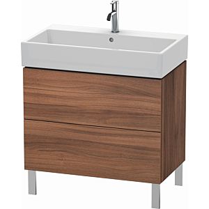 Duravit L-Cube vanity unit LC677707979 78.4x 45.9 cm, natural walnut, 2 pull-outs, standing