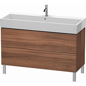 Duravit L-Cube vanity unit LC677907979 118.4x 45.9 cm, natural walnut, 2 pull-outs, standing