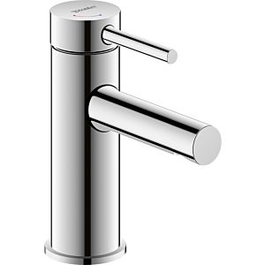 Duravit S FreshStart Circle washbasin mixer CE1011002010 without pop-up waste, projection 100mm, chrome high gloss