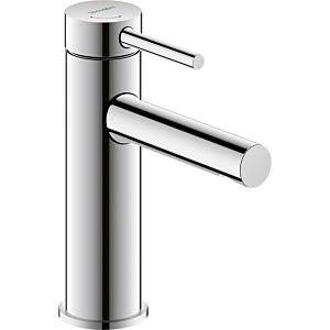 Duravit M FreshStart Circle washbasin mixer CE1021002010 without pop-up waste, projection 117mm, chrome high gloss