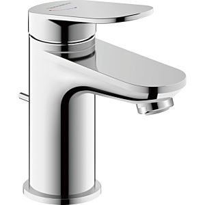 Duravit S FreshStart Wave washbasin mixer WA1011001010 projection 95mm, with pop-up waste set, chrome