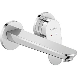 Duravit Wave concealed washbasin mixer, trim kit WA1070004010 projection 202mm, chrome