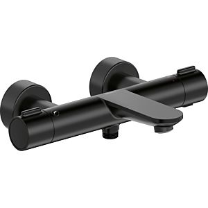 Duravit Wave bath mixer WA5220000046 surface-mounted, shut-off and diverter valve, matt black