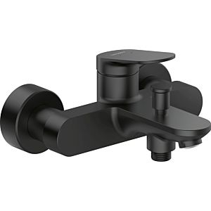 Duravit Wave Wannenarmatur WA5230000046 Aufputz, Umsteller mit automatischer Rückstellung, schwarz matt