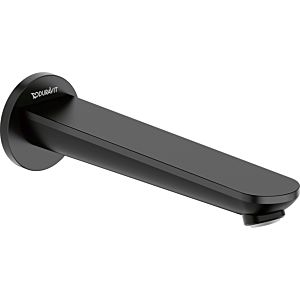 Duravit Wave bath spout WA5240010046 projection 202mm, black matt