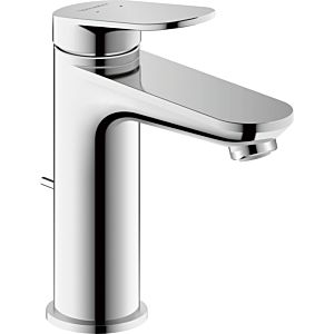 Duravit M MinusFlow Wave washbasin mixer WA1022001010 projection 122mm, with pop-up waste set, chrome