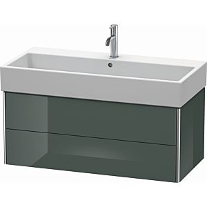 Duravit XSquare XS419603838 98,4x39,7x46cm, 2 tiroirs, Dolomiti Grey brillant