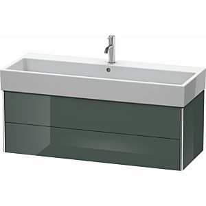 Duravit XSquare XS419703838 118,4x39,7x46cm, 2 tiroirs, Dolomiti Grey brillant