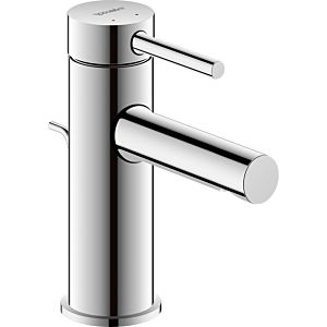 Duravit S Circle washbasin mixer CE1010001010 with pop-up waste, projection 100mm, chrome high gloss