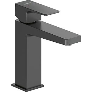 Duravit M Manhattan Waschtischarmatur MH1020002046 Ausladung 129mm, ohne Zugstangen-Ablaufgarnitur, schwarz matt