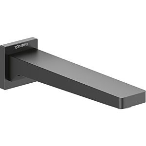 Duravit Manhattan bec de bain MH5240010046 projection 189 mm, noir mat