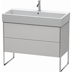 Duravit XSquare Duravit XS447603939 98,4x49,1x46cm, 2 tiroirs, blanc nordique satiné