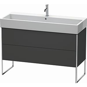 Duravit XSquare Duravit XSquare XS447704949 118.4x49.1x46cm, 2 pull-outs, Graphit matt